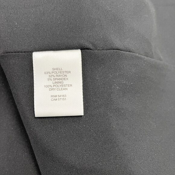 Eliza J Black Gown Dress Womens 10 Off Shoulder Twist Front Gala Dressy Minimal - Picture 7 of 9